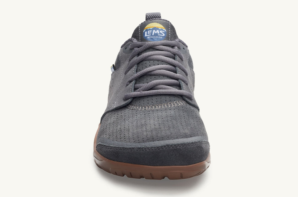 Lems Mocka Sneakers Primal Zen Herr Mörkgrå | HWQ9951KE