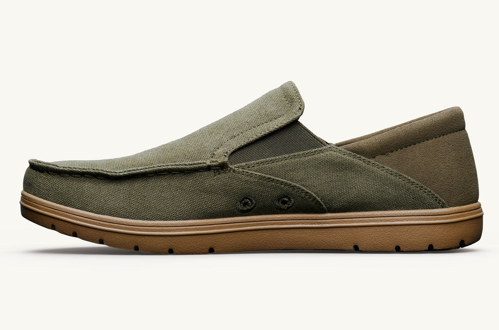 Lems Slip On Skor Drifter Dam Olivgröna | LIT5211LB