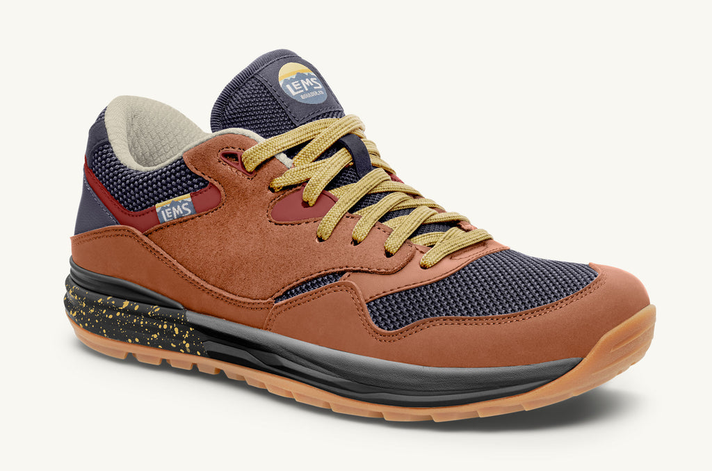 Lems Sneakers Trailhead Dam Bruna Blå | EOR4720EQ