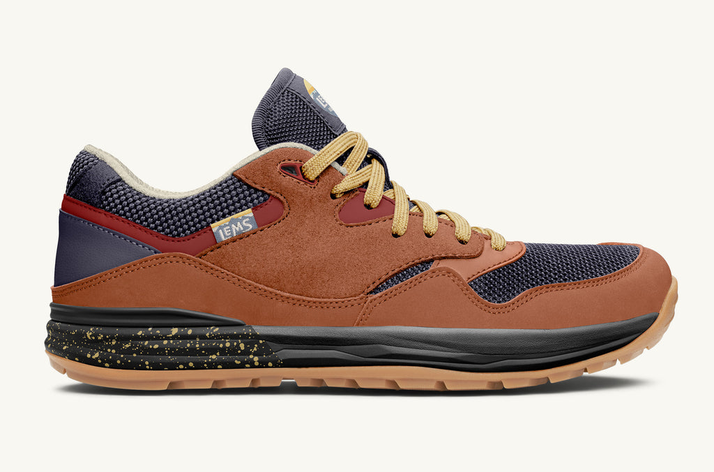 Lems Sneakers Trailhead Dam Bruna Blå | EOR4720EQ