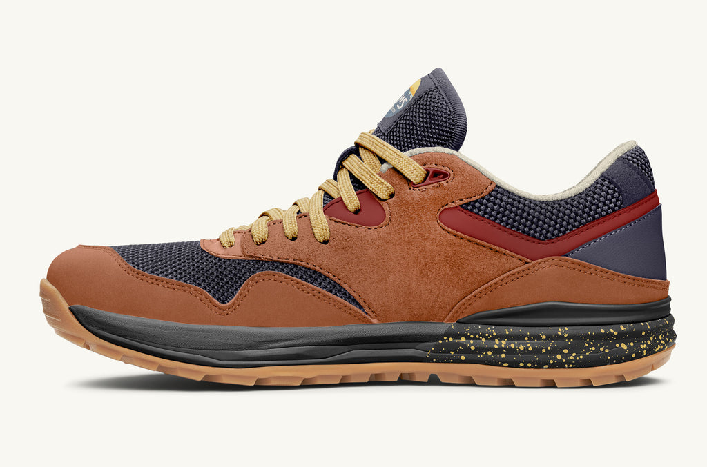 Lems Sneakers Trailhead Dam Bruna Blå | EOR4720EQ